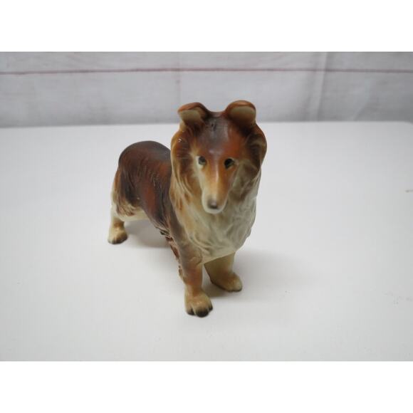 Vintage Collie Sheltie Dogs Figurines Set of 3 Miniature Japan Bone China - Picture 11 of 12